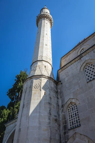 Hajji Alija Mecset Minaret Pocitelj Faluban Bosznia Hercegovinában — Stock Fotó