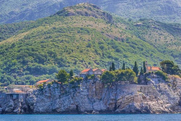 Sveti Stefan Islet Adriatic Coast Montenegro — Stockfoto