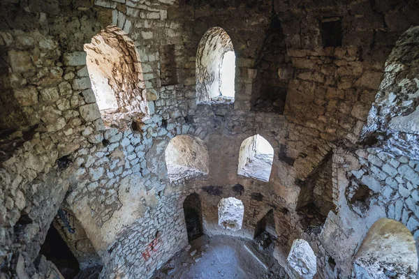 Inne Tornet Citadel Pocitelj Historiska Byn Bosnien Och Hercegovina — Stockfoto