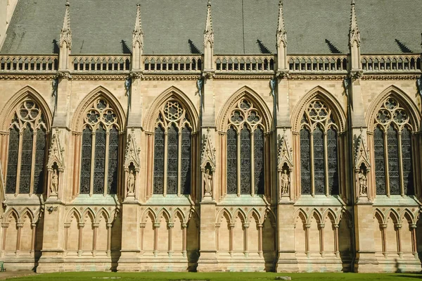 Side View Chapel Johns College Constituent College University Cambridge — 스톡 사진