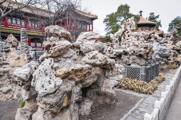 Paviljongerna Imperial Garden Forbidden City Peking Stad Kina — Stockfoto