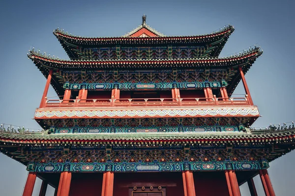 Zhengyangmen Gatehouse Algemeen Bekend Als Qianmen Dongcheng District Beijing China — Stockfoto