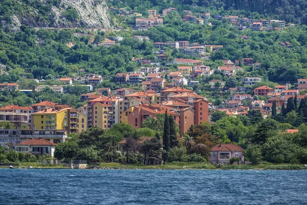 Skaljari Cidade Kotor Bay Mar Adriático Montenegro — Fotografia de Stock