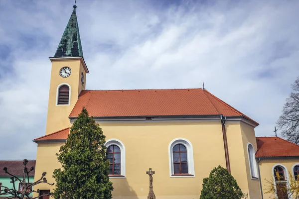 Kyrkan Sts Cyril Och Methodius Luzice Stad Tjeckien — Stockfoto