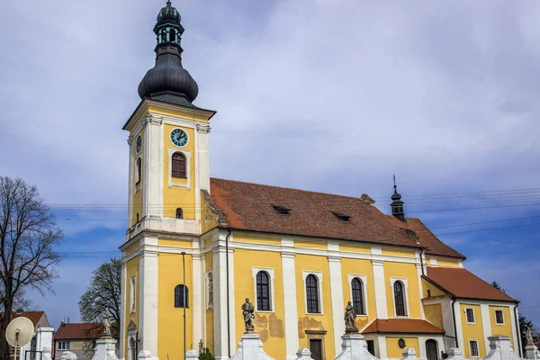 Romersk Katolska All Saints Church Milotice Tjeckien — Stockfoto