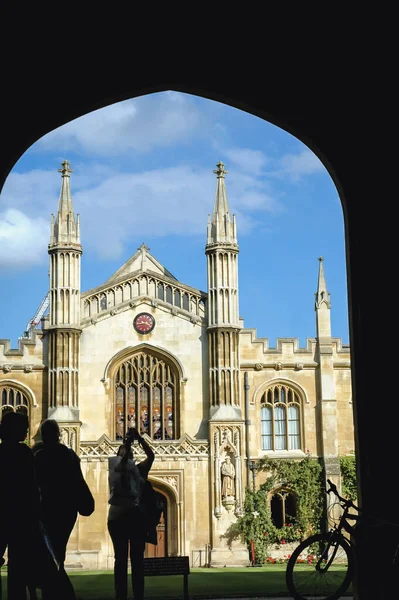 英国剑桥 2006年9月23日 英国剑桥大学圣体与圣母玛利亚学院 — 图库照片