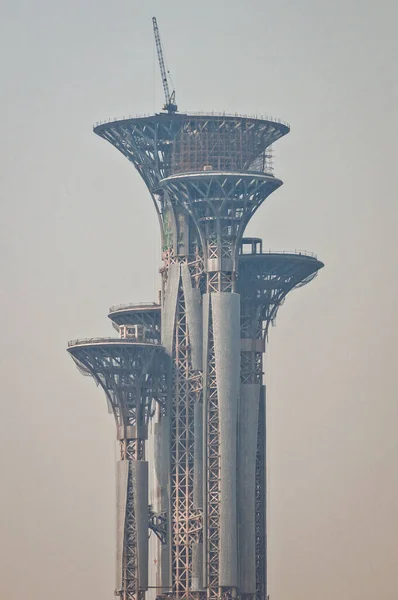 Peking Čína Dubna 2013 Pekingská Olympijská Věž Olympijské Zelené Postavena — Stock fotografie