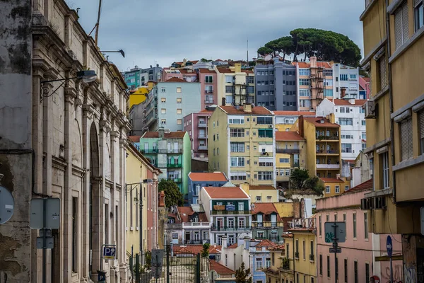 Lissabon Portugal November 2018 Huizen Wijk Arroios Lissabon — Stockfoto
