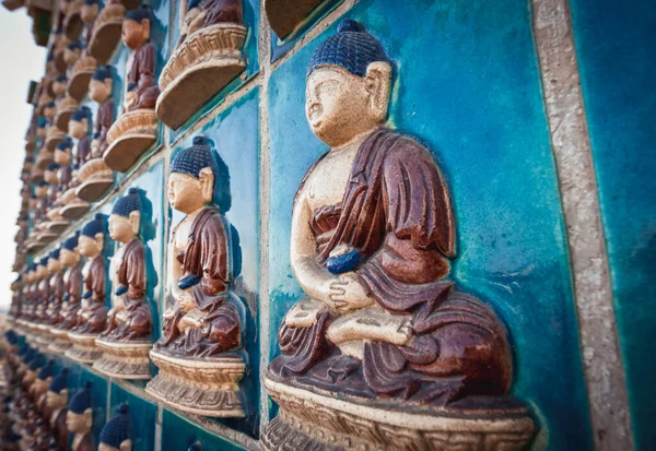 Azulejos Shanyin Benevolente Voice Pavilion Yong Templo Paz Eterna Beihai — Fotografia de Stock