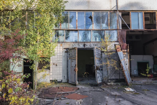 Fábrica Júpiter Ciudad Fantasma Pripyat Zona Exclusión Chernobyl Ucrania — Foto de Stock