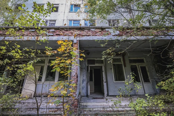 Sala Maternidad Del Hospital Ciudad Fantasma Pripyat Zona Exclusión Chernobyl — Foto de Stock