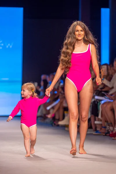 Model Walks Runway Designer Liliana Montoya Summer 2017 Fashion