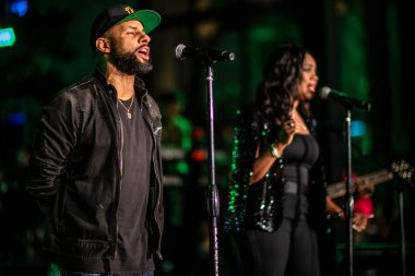 Reggae grubu The Wailers, Miami Tasarım Bölgesi 'nde 19 Şubat 2024' te Miami Senfoni Orkestrası ile birlikte konser verdi.