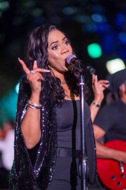 Reggae grubu The Wailers, Miami Tasarım Bölgesi 'nde 19 Şubat 2024' te Miami Senfoni Orkestrası ile birlikte konser verdi.