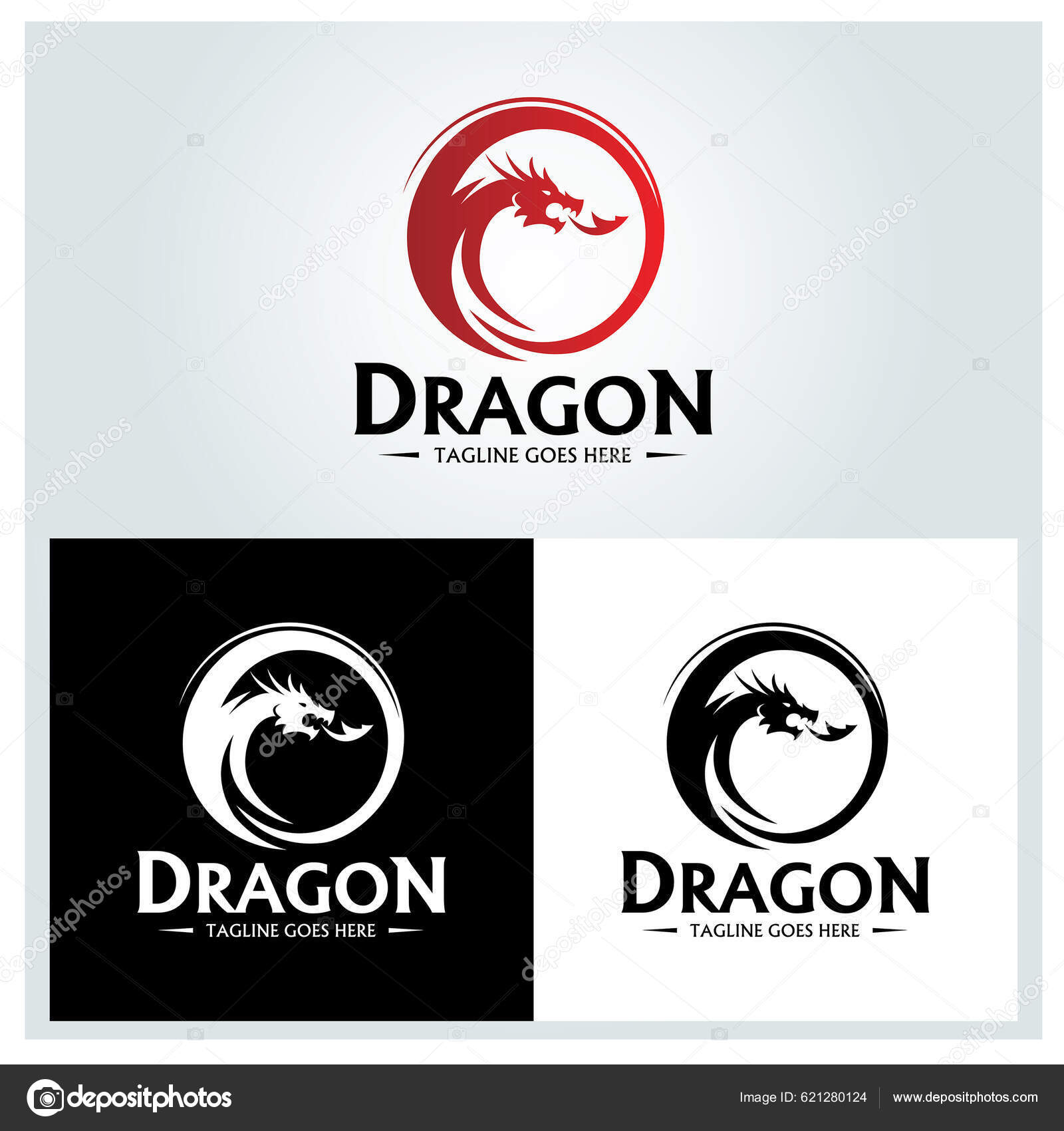 龙的标志的概念。体育吉祥物设计。亚洲兽标志，学校团队矢量. 图库矢量图©gromovpro 122717100, image size:1600x1700