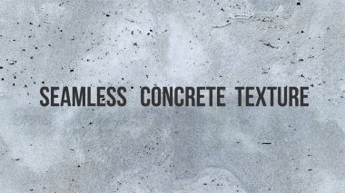 Seamless concrete texture. Stone wall gray background. Horizontal grunge texture background with space for text or image. Realistic vector illustration. Isolated on white background. clipart