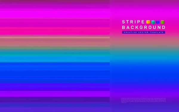 Gradient Stripe Background Minimal Web Banner Colorful Geometric Frosted Glass — Vetor de Stock