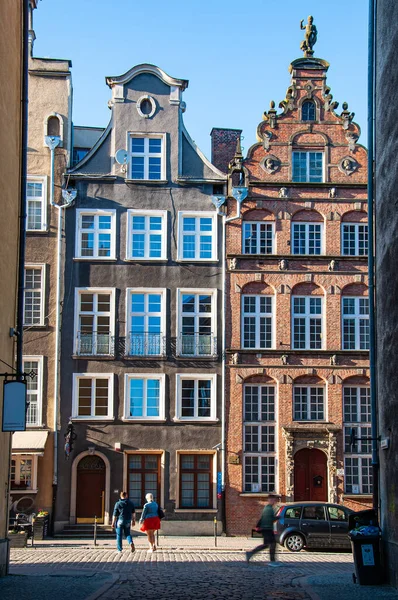 stock image Architecture of Mariacka street in Gdansk is one of the most notable tourist attractions in Gdansk. Mariacka street is one of the most notable tourist attractions in Gdansk, Poland, Europa.