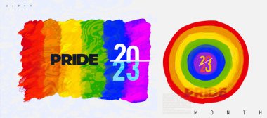 Soyut resim arkaplanı. Akrilik gökkuşağı. El çizimi, kağıt dokusu. Gay Gururu, Lezbiyen bayrağı ikonu konsepti. Renkli. Kırmızı, turuncu, sarı, yeşil, mavi, çivit, mor, beyaz.