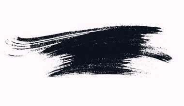 Japon fırça darbesi soyut. Beyaz arka planda kuru boya fırçası dokusu, basit siyah mürekkep. Kendi metniniz için siyah darbeler fırça desenini alanla boya.