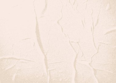 Pastel kağıt dokusu. Beyaz krema vektörü grunge yüzey arka planı. Katlar ve eşitsizlikle desenli, noktalar, noktalar, parçacıklar, zerreler, zerreler. Duvar kağıdını tekrarlayan yarı ses efekti