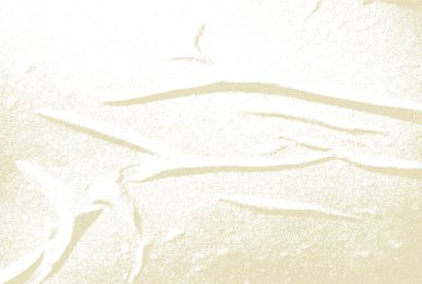 Beyaz soyut krem desenli eski kağıt arkaplan. Buruşmuş Kraft kağıt desenli pastel renkli. Grunge eski not kağıdı ya da paket. Yaşlı papirüs, bej rengi eski karton fon. Vektör yarısı tonu.