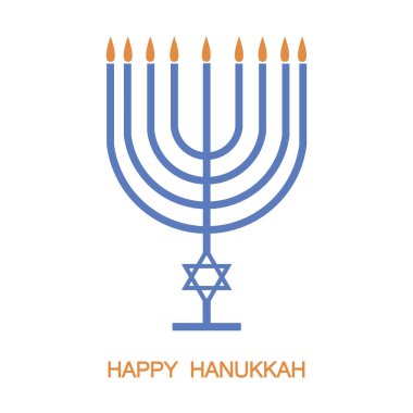 Mutlu Hanukkah 'lar, Yahudi Işık Festivali sahnesi, mutlu çocuklu aileler.