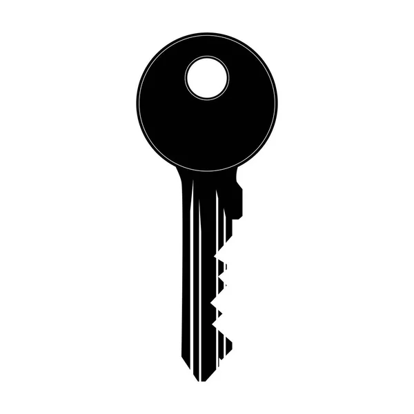 Schlüsselsymbol Trendigen Flachen Stil Isoliert Auf Grauem Hintergrund Schlüsselsymbol Für — Stockvektor