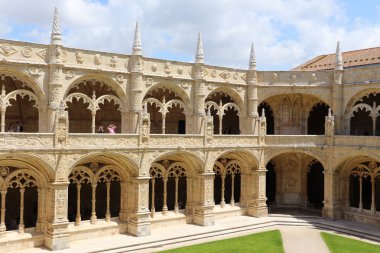 Lizbon, Portekiz 'deki Jeronimos Manastırı.