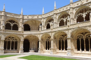 Lizbon, Portekiz 'deki Jeronimos Manastırı.