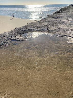Costa da Caparica Plajı, Portekiz