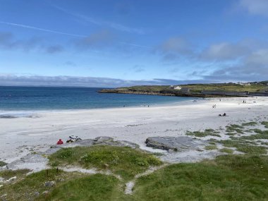 İrlanda, Aran Adalarındaki Kilmurvey Plajı