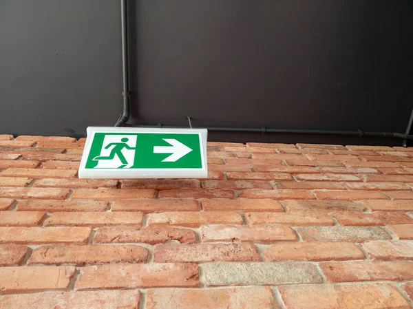 Emergency Exit Sign Office — Stock Photo, Image