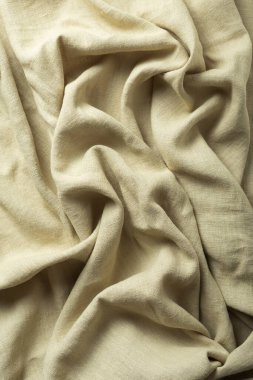 Terzi dükkânı konsepti: açık doğal keten kumaş