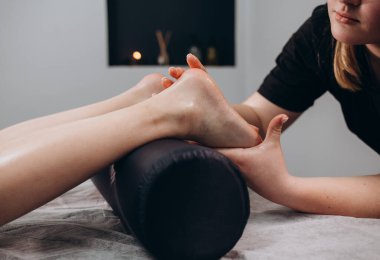 Ayak masaj spa salonda, portre