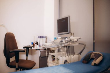 Klinikteki jinekoloji ofisi jinekolojik ekipman tıp hastanesi jinekoloji kadın konsültasyonu. Yüksek kalite fotoğraf