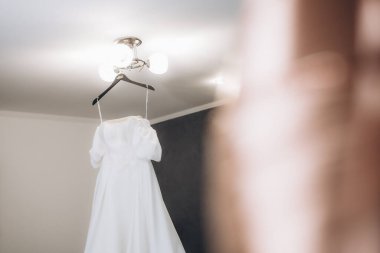 Gelin ayrıntıları, gelinlik. Yüksek kalite fotoğraf