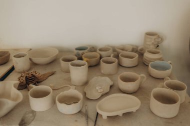  Fas Fas 'taki Fas atölyesinde geleneksel seramik seçimi