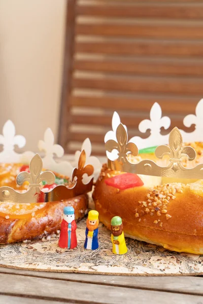 Day Three Kings Day Dia Los Reyes Holiday Biblical Adoration — Stock Photo, Image
