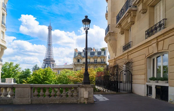 Famoso Monumento Torre Eiffel Ciudad París Verano París Francia —  Fotos de Stock