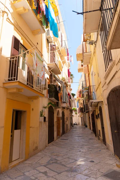 Ulica Starym Mieście Bari Włochy — Zdjęcie stockowe