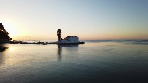 Valcherna Manastırı Korfu Yunanistan — Stok video
