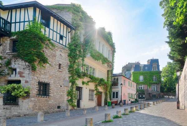 프랑스 파리의 몽마르트르 지역에 역사적 파리의 사크레 파리의 — 스톡 사진