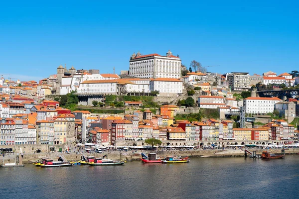 Ιστορική Πόλη Του Πόρτο Πορτογαλία Πολύχρωμες Προσόψεις Του Κέντρου — Φωτογραφία Αρχείου