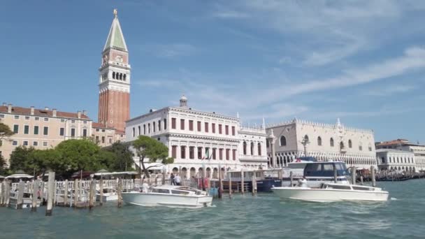 Embankment Venedig San Marco Kvadrat Italien – Stock-video