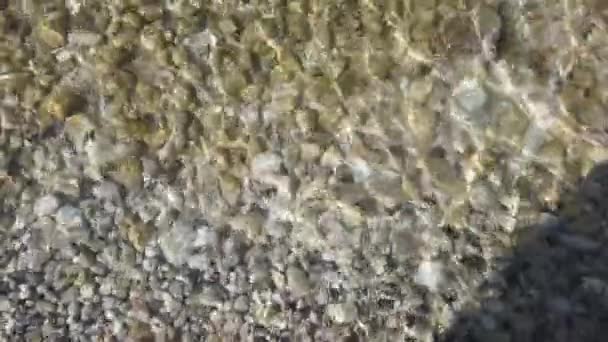 Lala Garda Sommaren Kristallklart Vatten Och Vacker Natur — Stockvideo