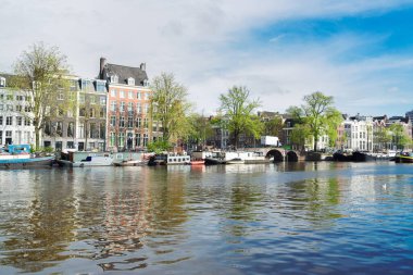 setin Amstel kanal Amsterdam, Hollanda