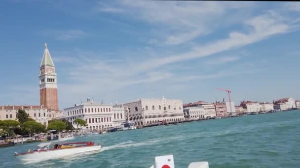 Venedik Seti San Marco Meydanı Talya — Stok video