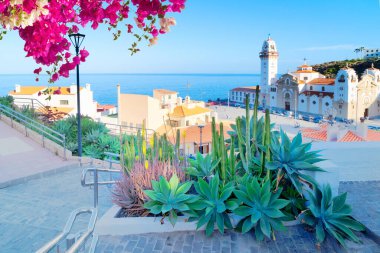 İspanya 'nın Tenerife kentindeki Candelaria kasabası