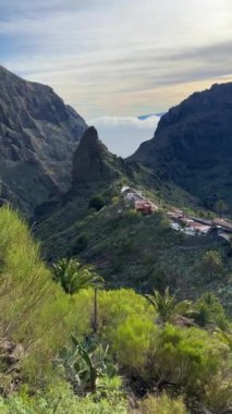 İspanya, Tenerife 'deki Masca köyü ve Teno vadisi